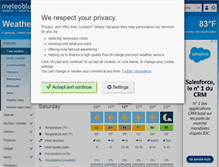 Tablet Screenshot of meteoblue.com